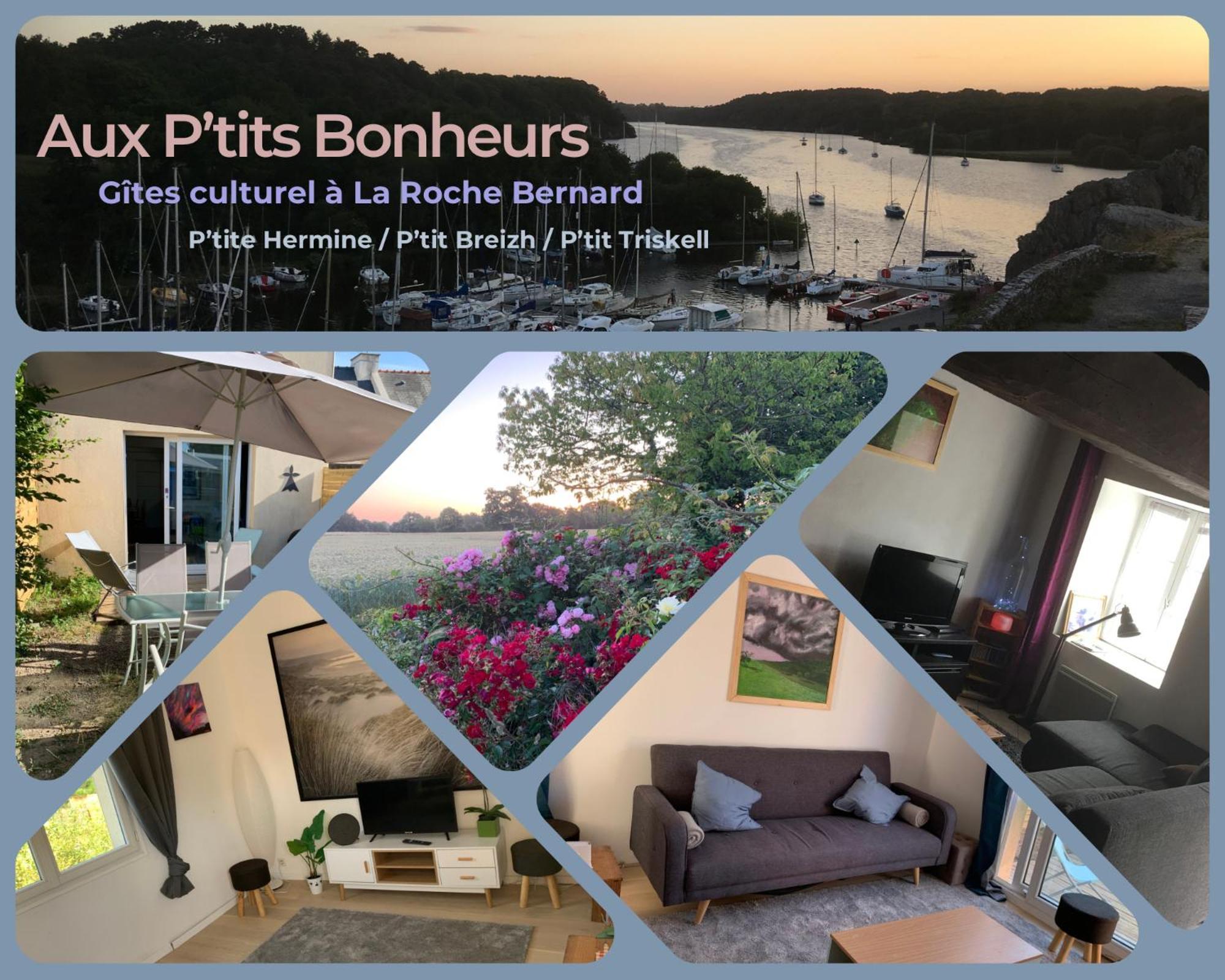 Aux Petits Bonheurs, Gites Culturel A La Roche Bernard Férel 外观 照片